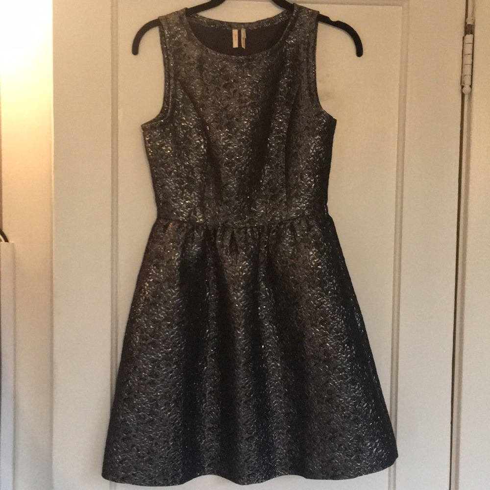 Metallic Mini Party Dress